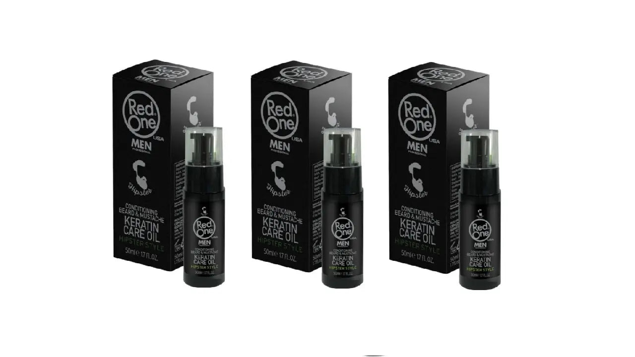 Huile de Barbe & Moustache RedOne Kératine BarberCosmetic