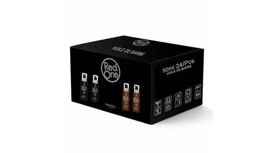 🟢 Carton d'Huiles Barbe RedOne–24 x 50 ml BarberCosmetic